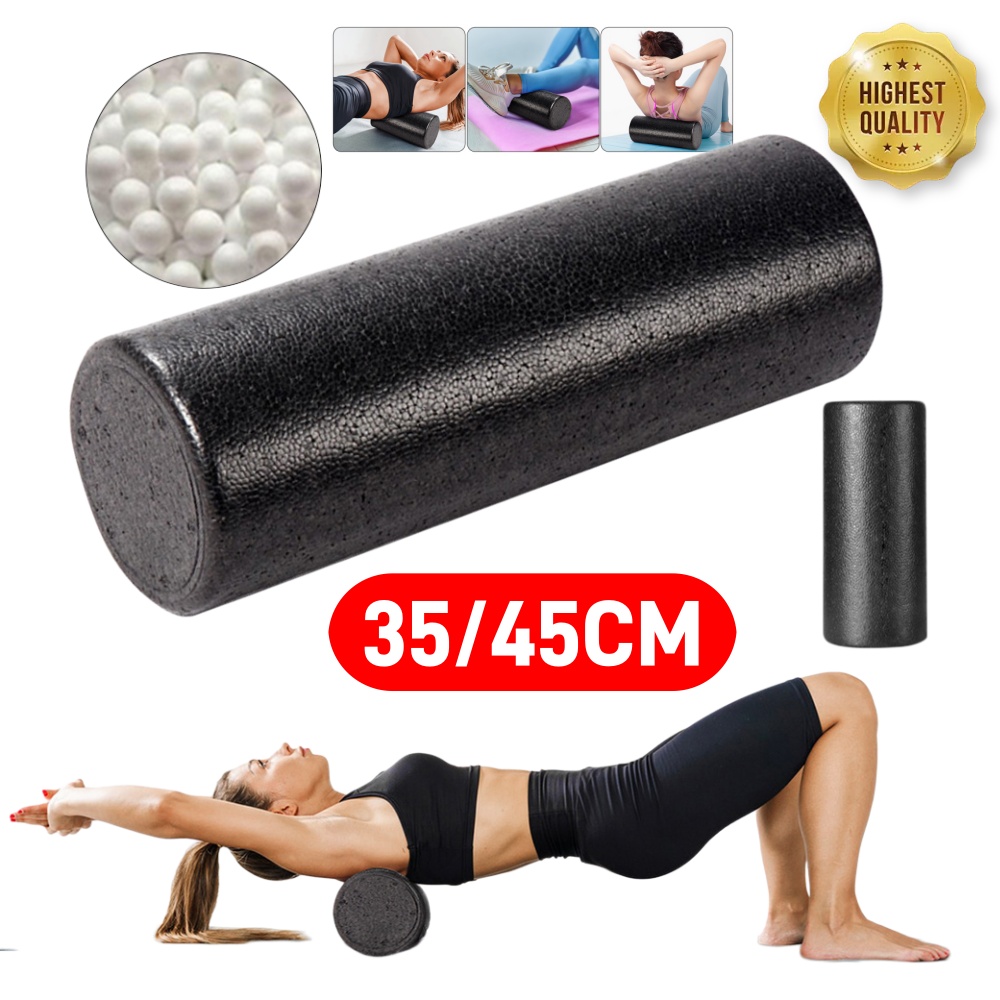 Pilates Yoga Ball - 35/45 سم أسطوانة تدليك رياضية من