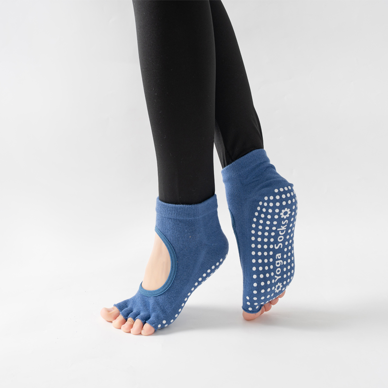 Medias Para Pilates Y Yoga - جوارب يوجا مكشوفة القدمين للنساء ،