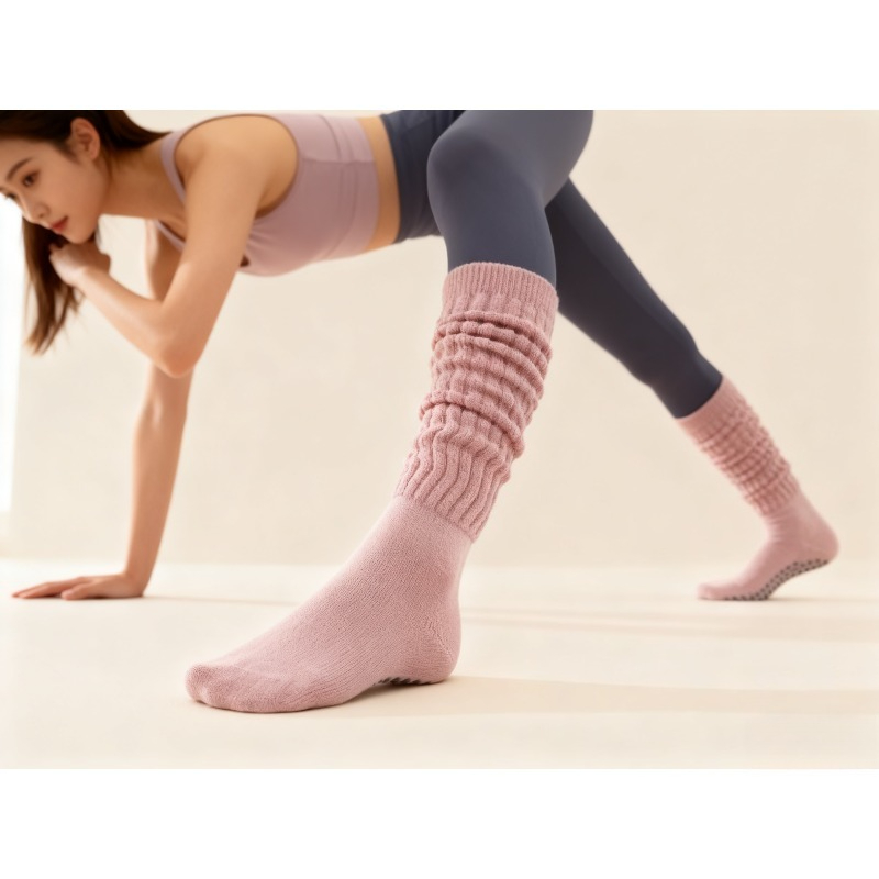 النساء القطن عدم الانزلاق جوار - مراجعة Pilates Yoga Youtube وسعره