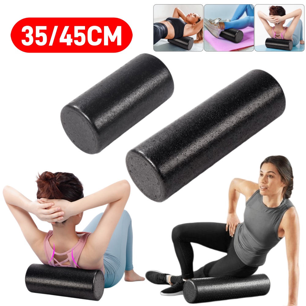 35/45 سم أسطوانة تدليك رياضية  - مراجعة Pilates Yoga Ball وسعره
