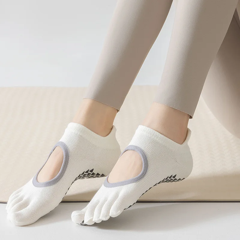 جوارب يوغا نسائية بخمسة أصابع، - مراجعة Medias Para Pilates Y Yoga وسعره