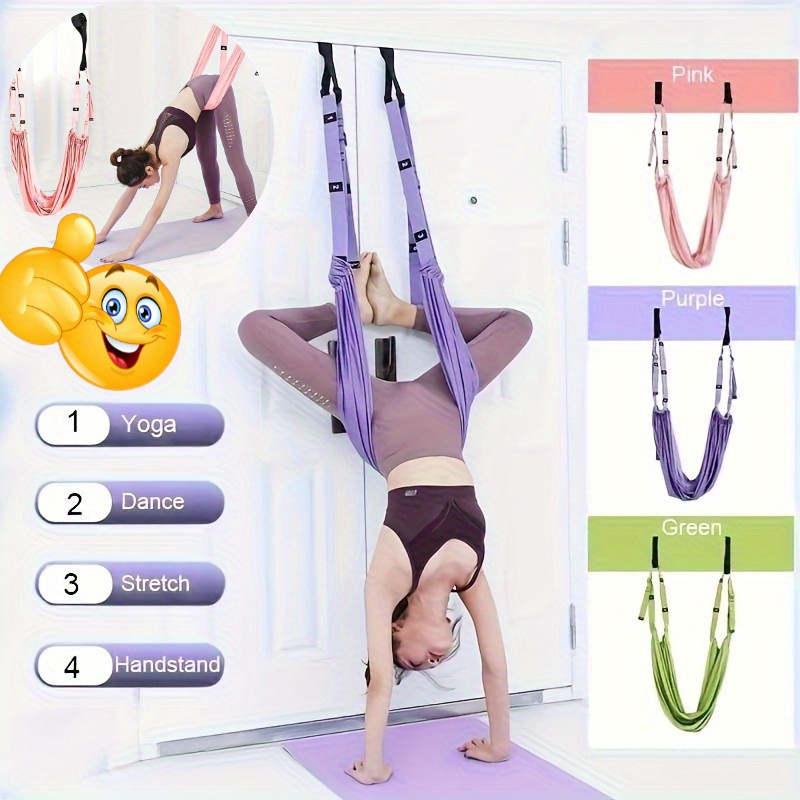 حبل تعليق لليوجا الهوائية وحزا - مراجعة Pilates Yoga Aerial وسعره