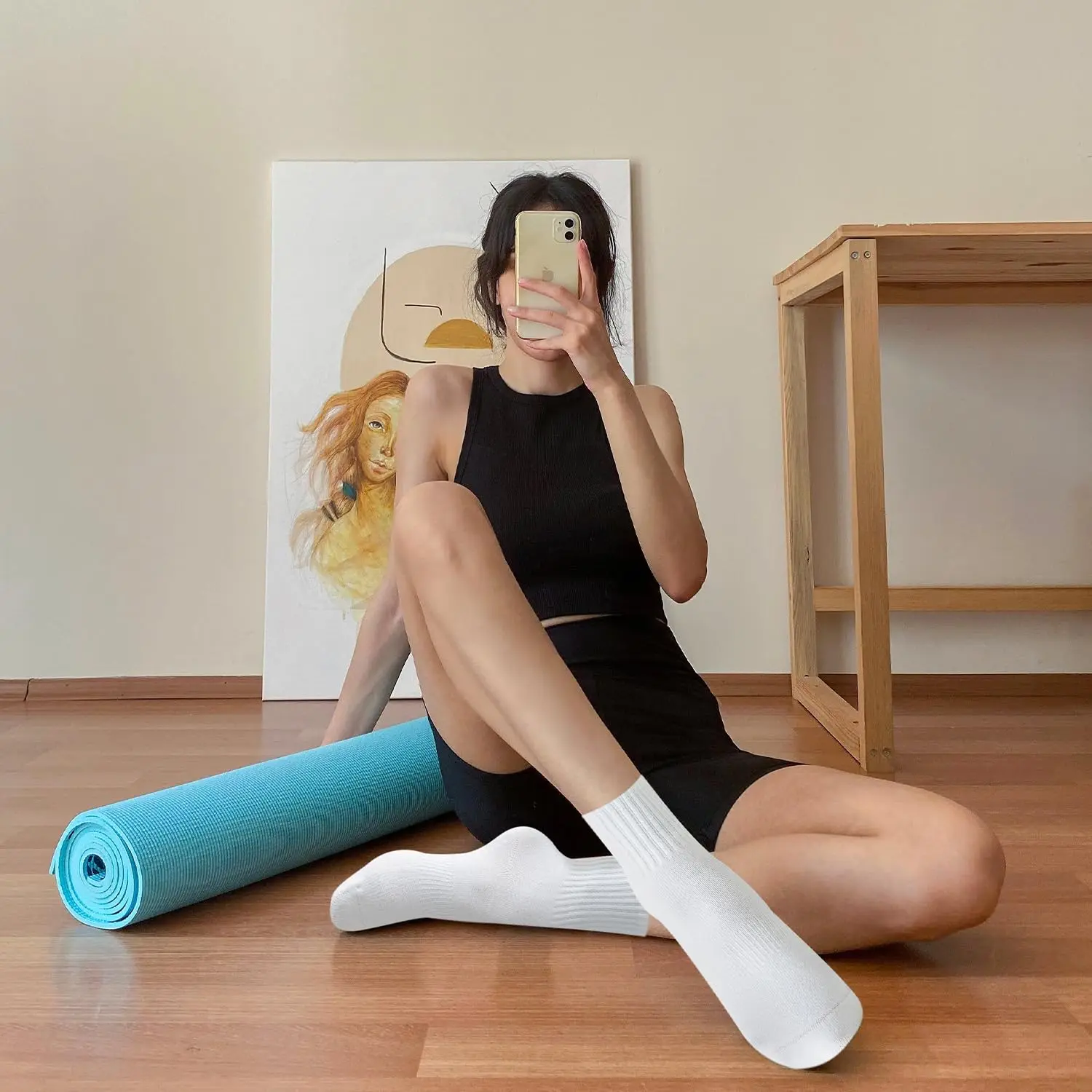 4 أزواج من جوارب اليوغا النسائ - مراجعة Pilates & Yoga With Harna وسعره