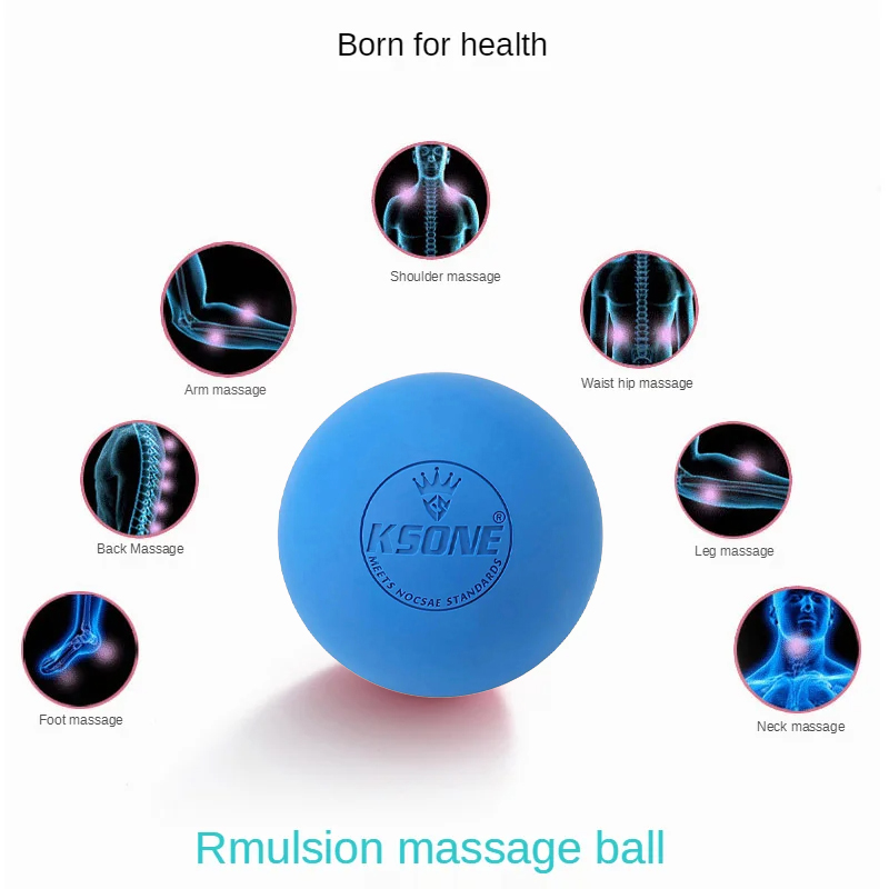 المطاط اللفافة تدليك الكرة الي - مراجعة Pilates Yoga Ball وسعره