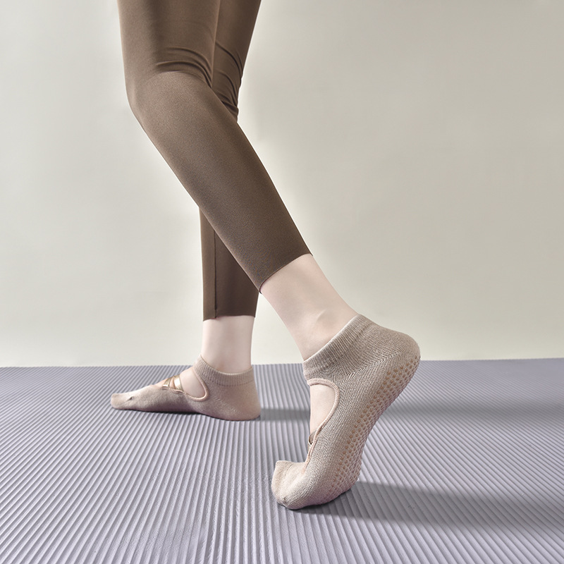 زوجان من جوارب اليوغا القطنية  - مراجعة Medias Para Pilates Y Yoga وسعره