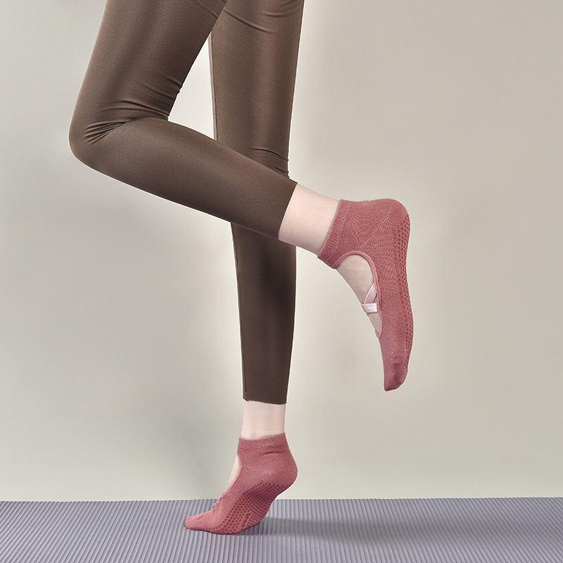زوجان من جوارب اليوغا القطنية  - مراجعة Medias Para Pilates Y Yoga وسعره