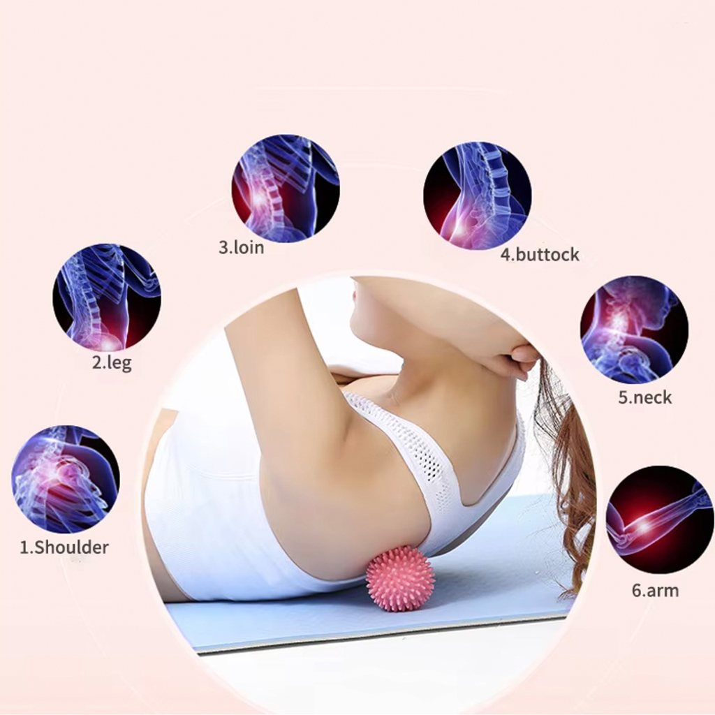 كرة تدليك ذات أشواك بقطر 6 سم، - مراجعة Pilates Yoga Ball وسعره