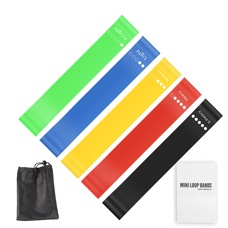 مجموعة من 5 أربطة مقاومة من ما - مراجعة Pilates Yoga Bag وسعره