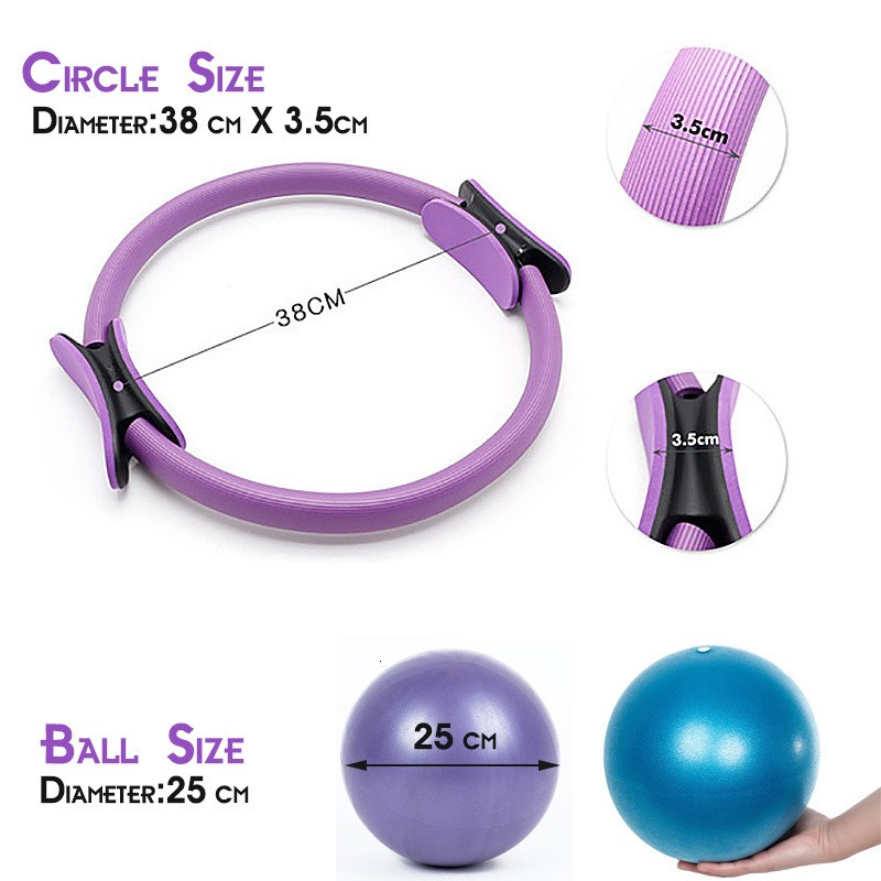 مجموعة حلقات يوجا وبيلاتس بطول - مراجعة Pilates Yoga Ring وسعره