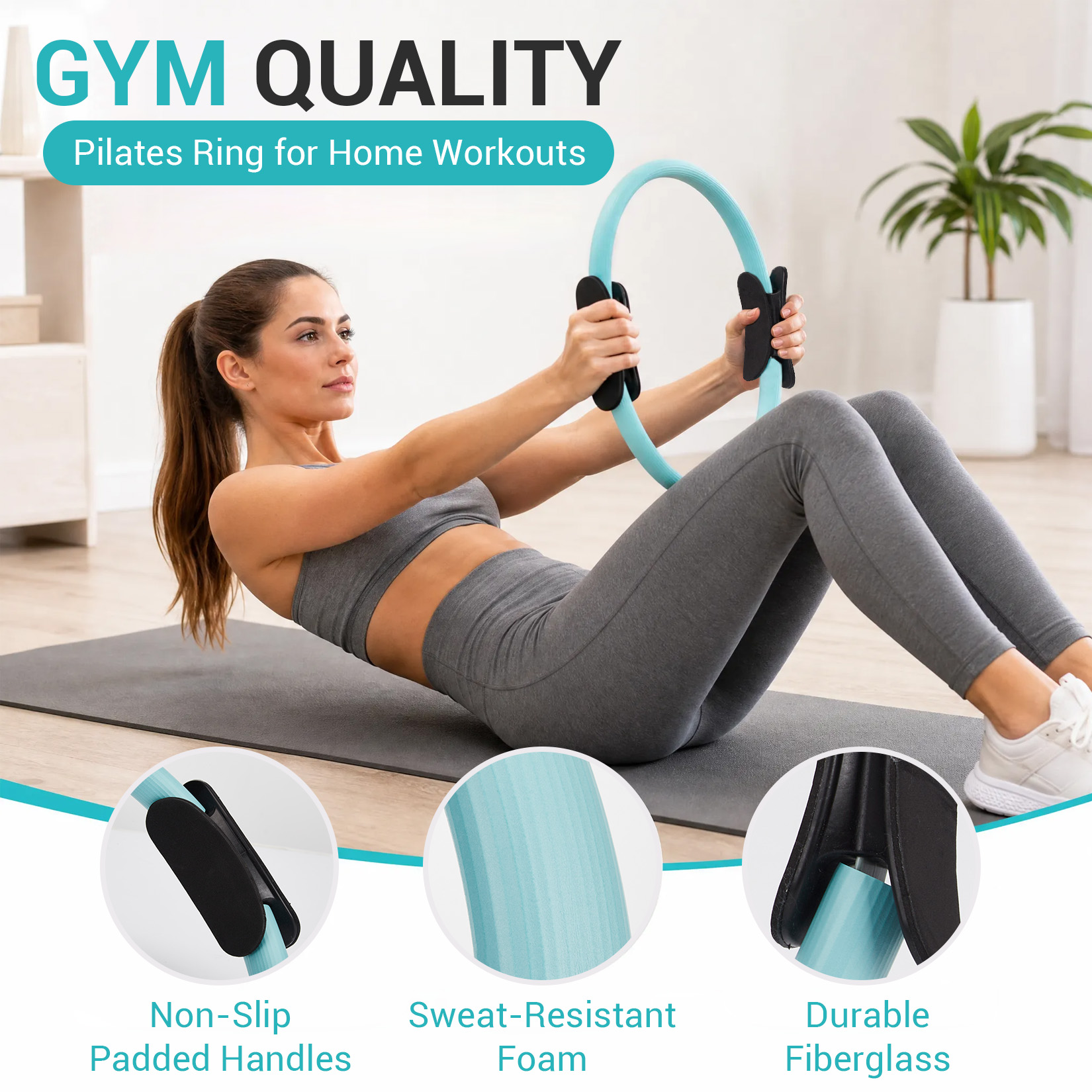 مجموعة تدريب البيلاتس، حلقة بي - مراجعة Pilates Yoga Ring وسعره