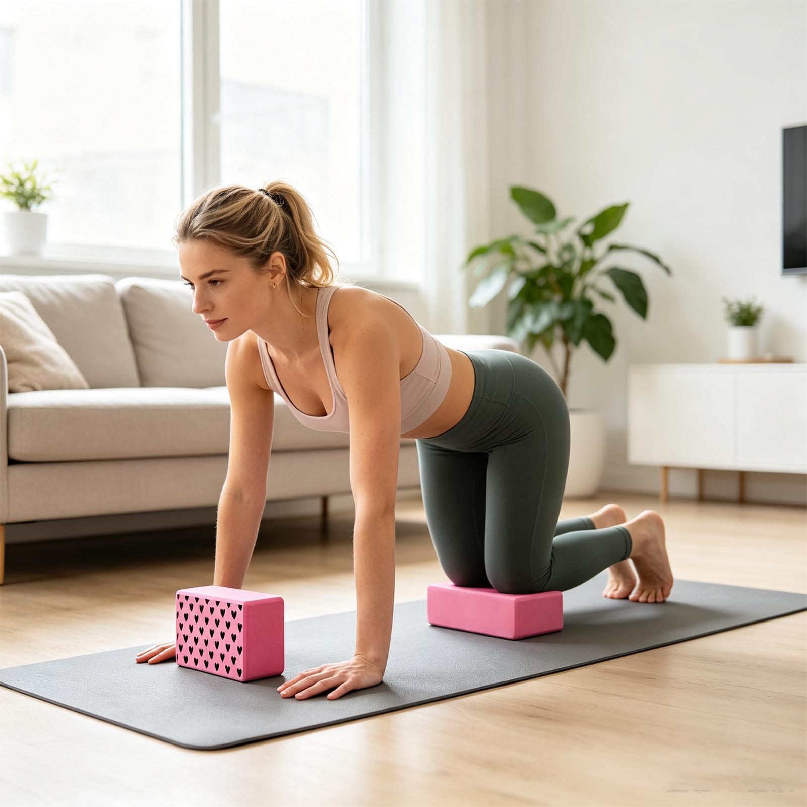 مكعبات يوغا EVA عالية الكثافة، - مراجعة Yoga Pilates Girl وسعره