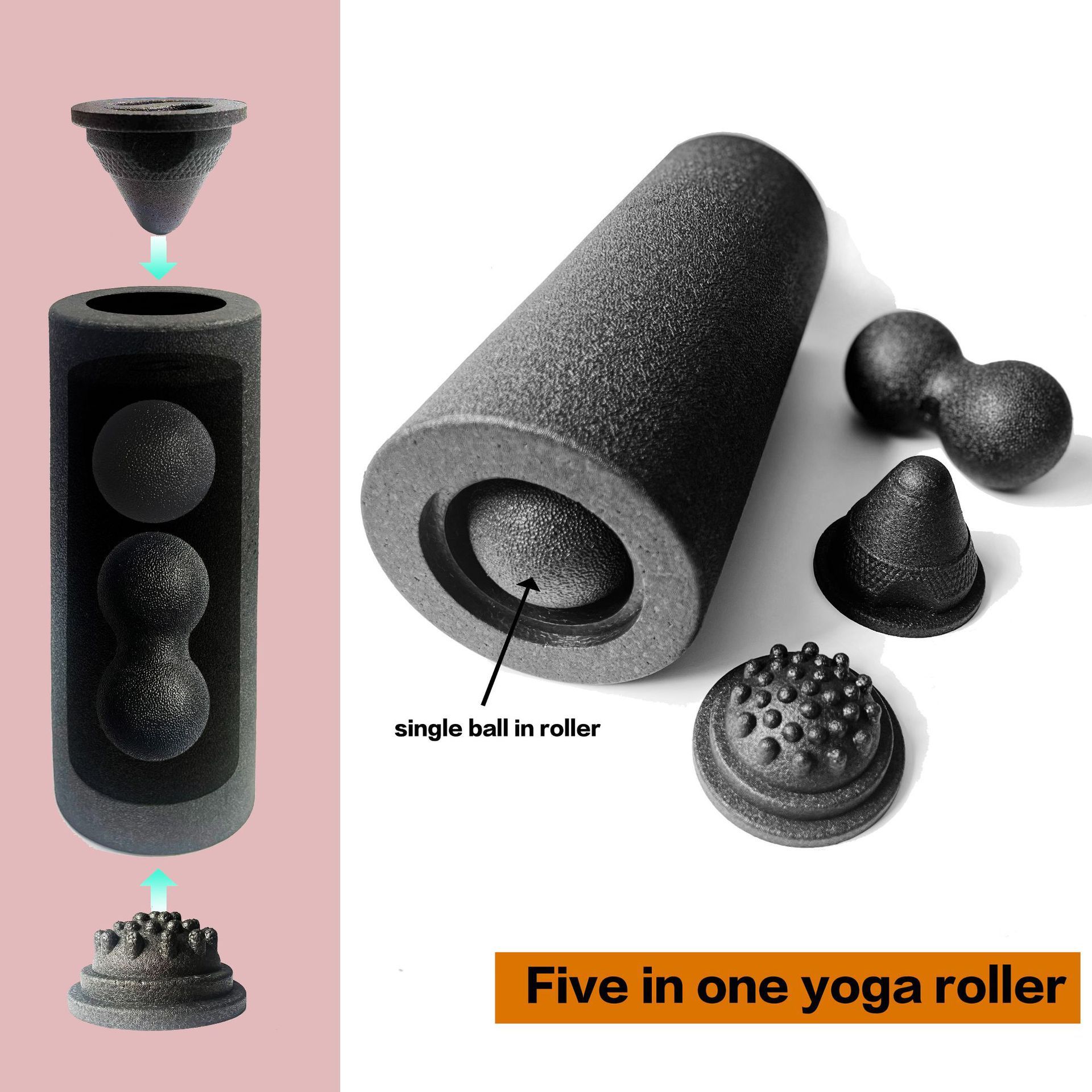 مجموعة أدوات تدليك العضلات 5 ف - مراجعة Pilates Yoga Ball وسعره